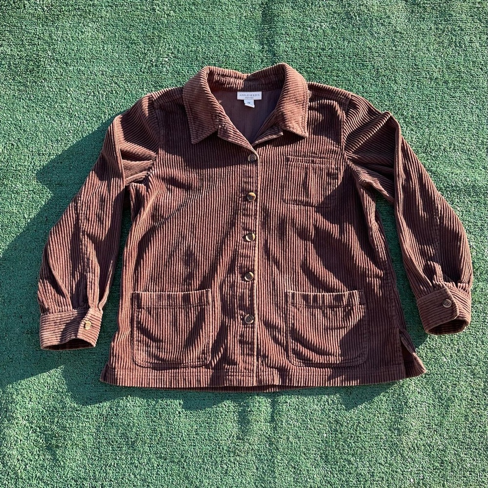 Brown Corduroy Button Up